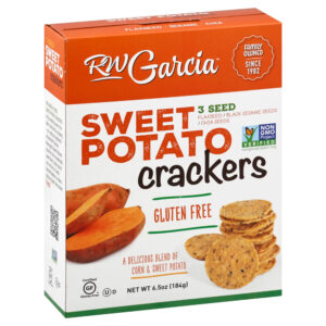 Sweet potato crackers