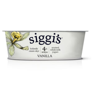 Siggis 4 % whole milk yogurt vanilla