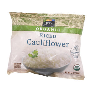 Organic cauliflower rice