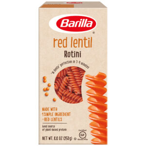 Barilla red lentil rotini