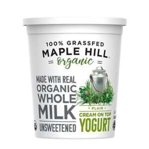 Maple Hill grass fed yogurt
