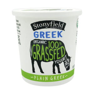 Stonyfiled organic grass fed Greek yogurt